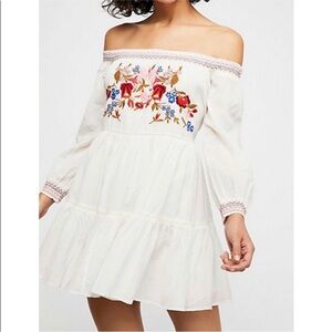Free People Sunbeams Stylish White dress NWT